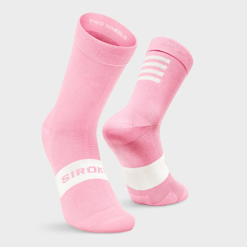 Picante Contratación codicioso Calcetines ciclismo SIROKO S1 Pink Agnello Rosa Chicle Hombre | Decathlon