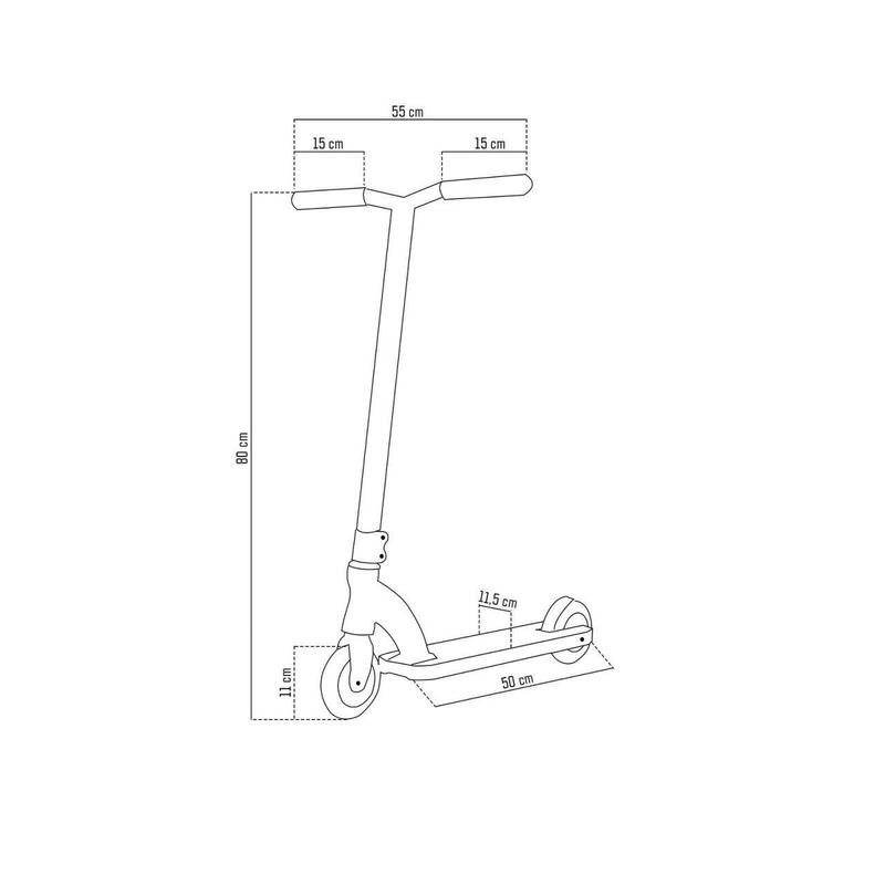 Scooter Freestyle Scooter  VX9 Pro Solids  Blau