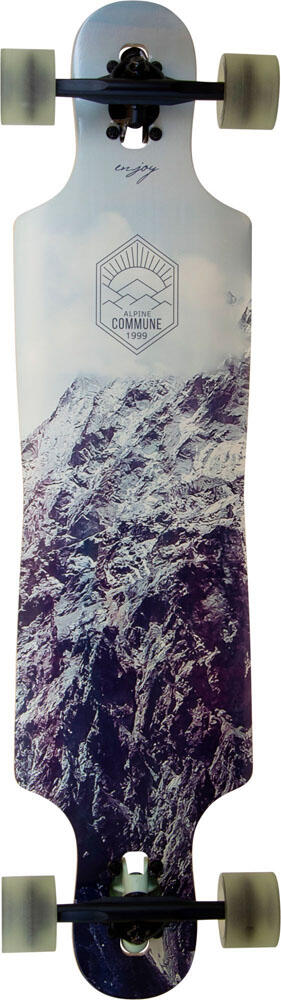 Longboard Slide Alpine en érable russe, roues 70 mm 78a 2/3