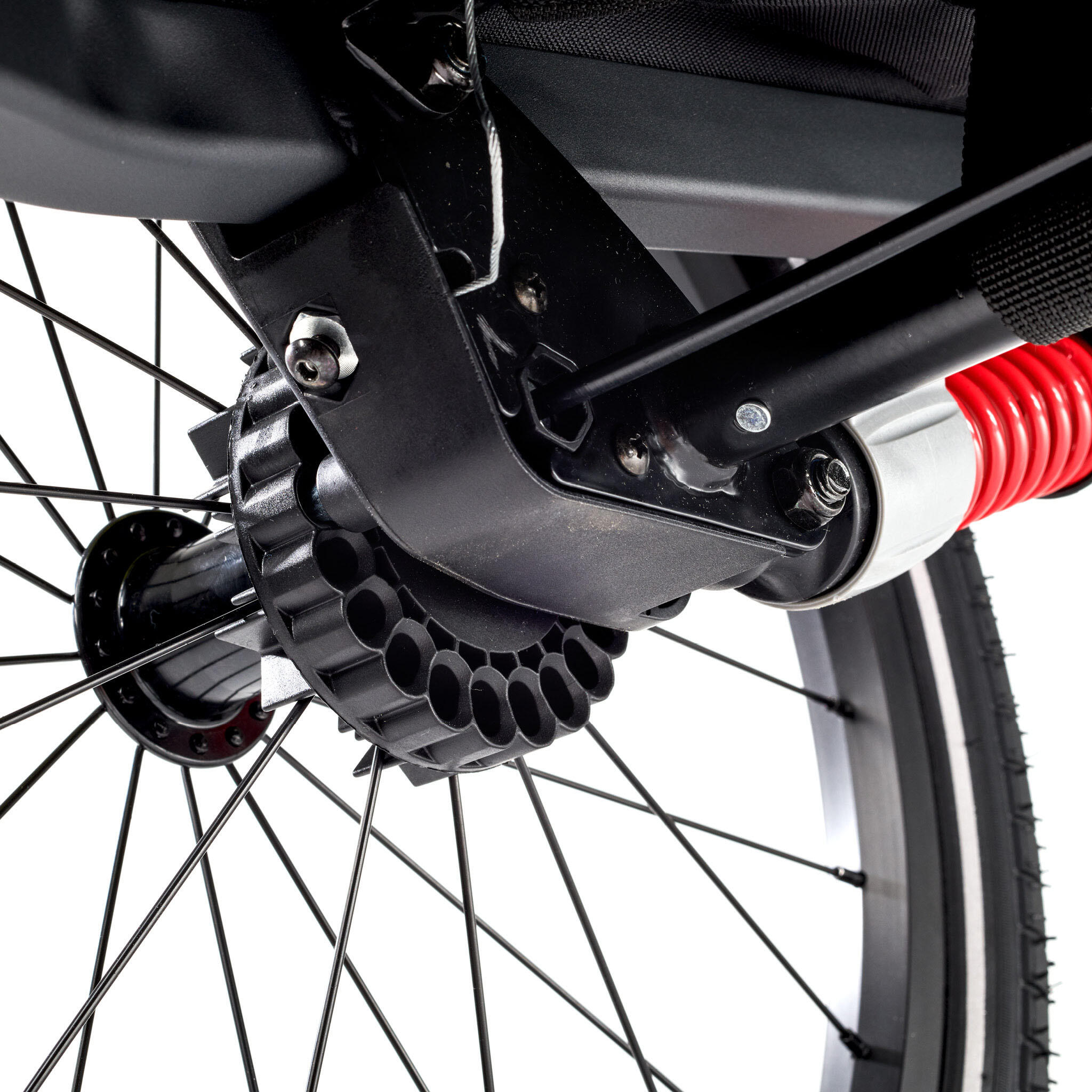 Remorque vélo TAXXI Elite one Bleu 3-en-1 pliable 5/7
