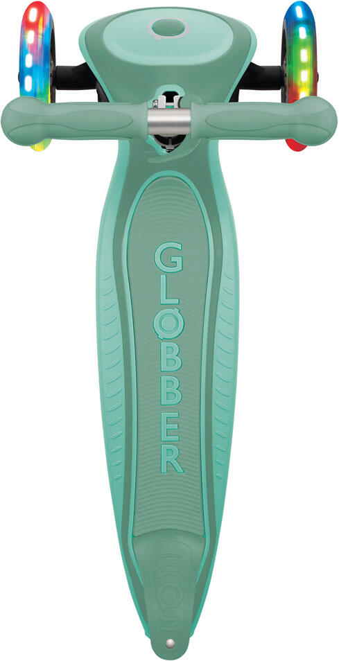 Trottinette Globber Primo Foldable Plus Lights menthe, pliable, roues lumineuses 6/7