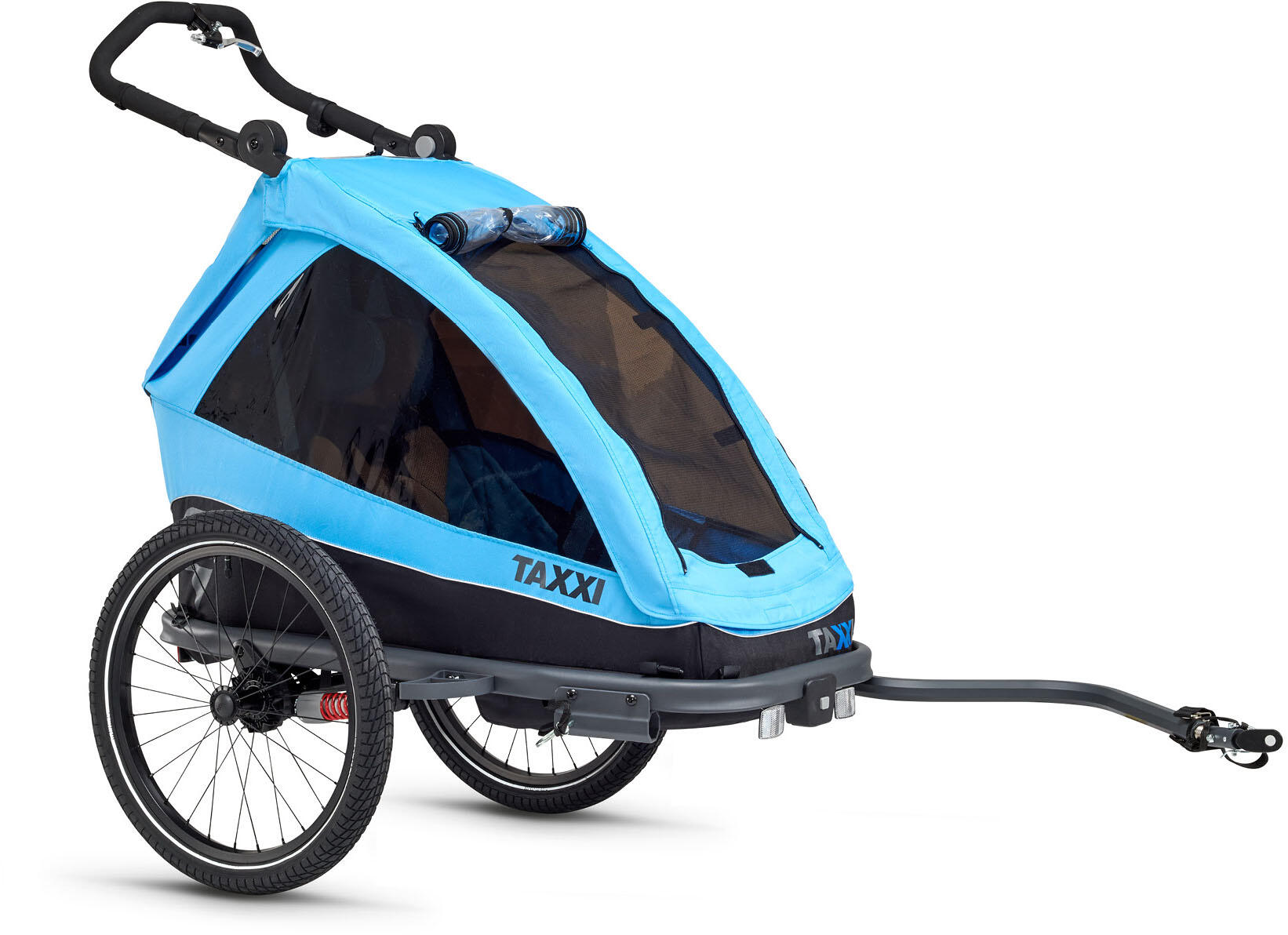Remorque vélo TAXXI Elite one Bleu 3-en-1 pliable 2/7