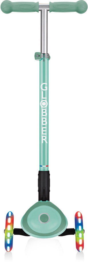 Trottinette Globber Primo Foldable Plus Lights menthe, pliable, roues lumineuses 4/7