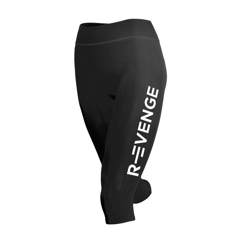Leggings tecnico Capri donna Running Fitness Yoga Kinesiotaping interno fucsia Leggings tecnico Capri donna Running Fitness Yoga Kinesiotaping interno fucsia