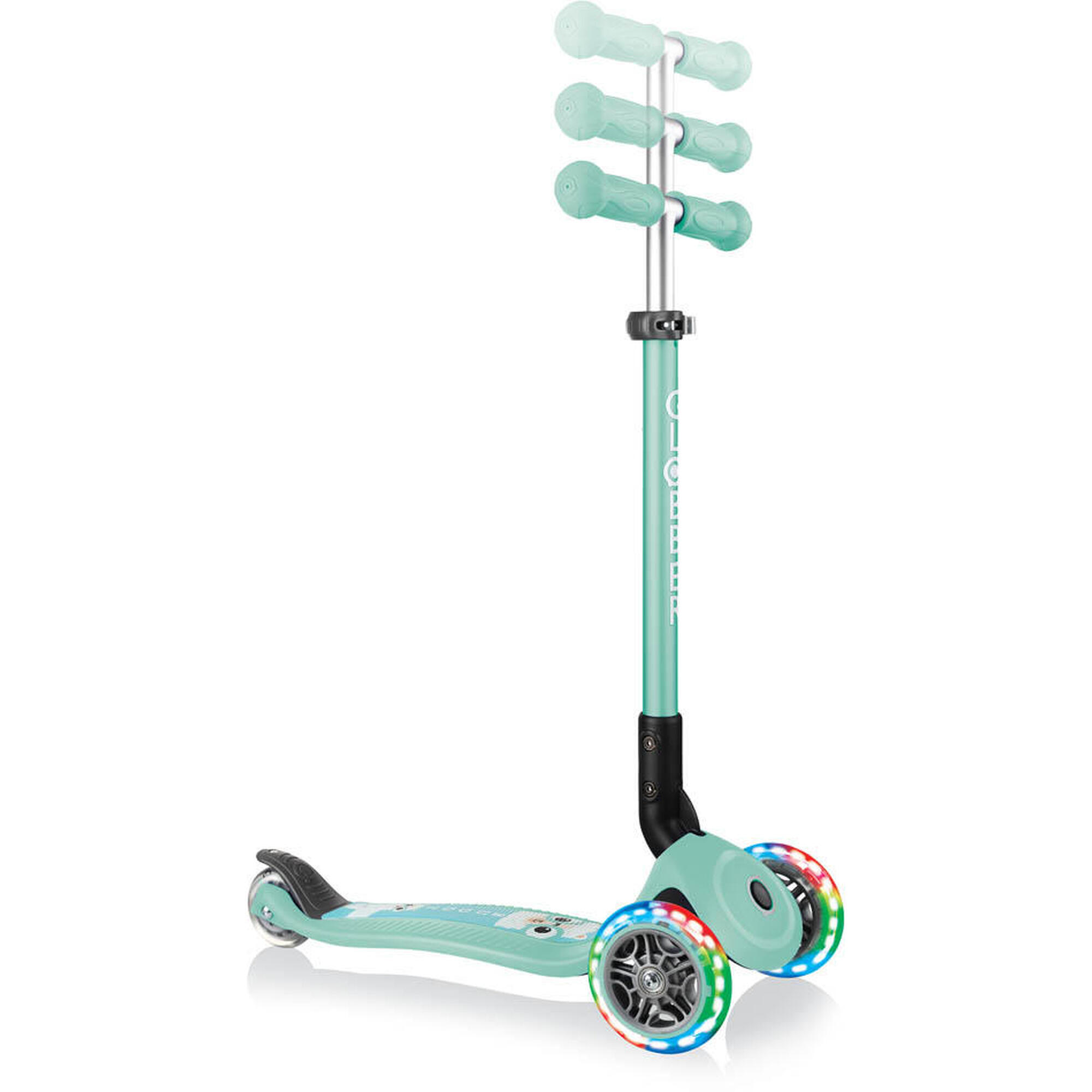 Mini t Scooter Primo Pieghevole Luci Fantasia Menta buddy