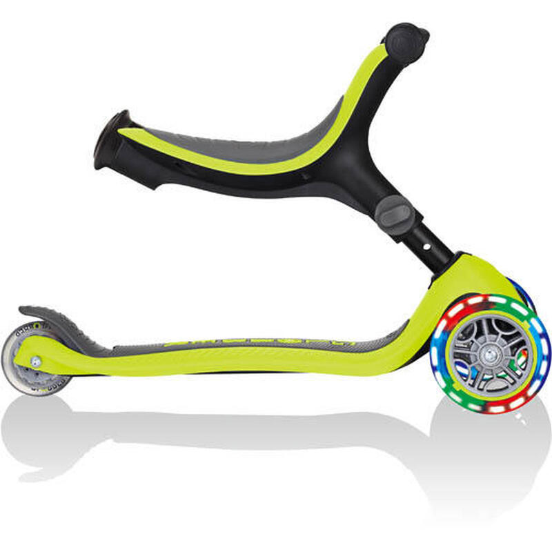 Globber draisienne / Tricycle | GO UP Foldable Plus Lights | Vert