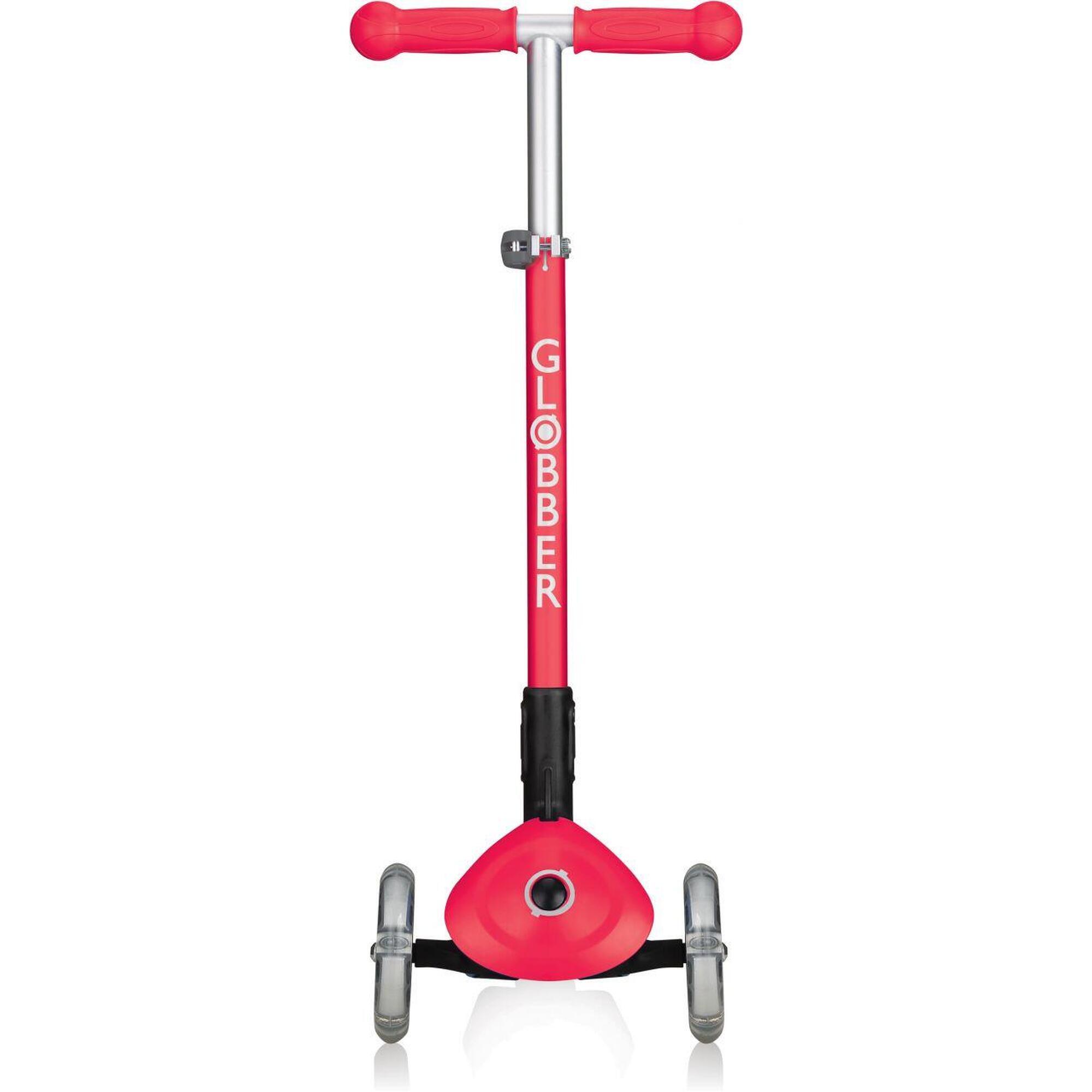 Mini t Scooter Primo pieghevole anodizzato T-Bar Rosso