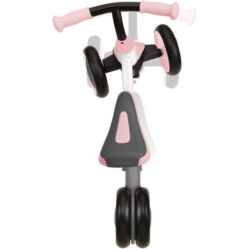 Trottinette draisienne / Quadricycle  Learning Bike  blanc-pastel Rose