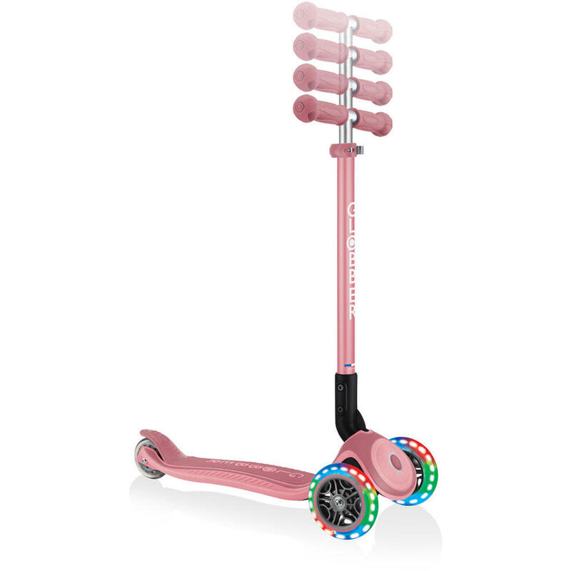 Scooter Mini Scooter  Primo Foldable Plus Lights  Pastel Pink