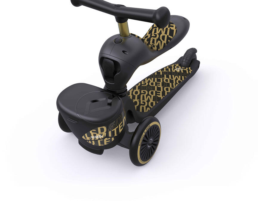 Trottinette draisienne / Tricycle  Highwaykick 1 lifestyle  noir-Or 6/7