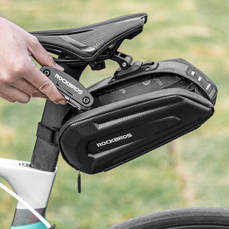 Sakwa rowerowa pod siodełko Rockbros 1,5L pancerna 2/5