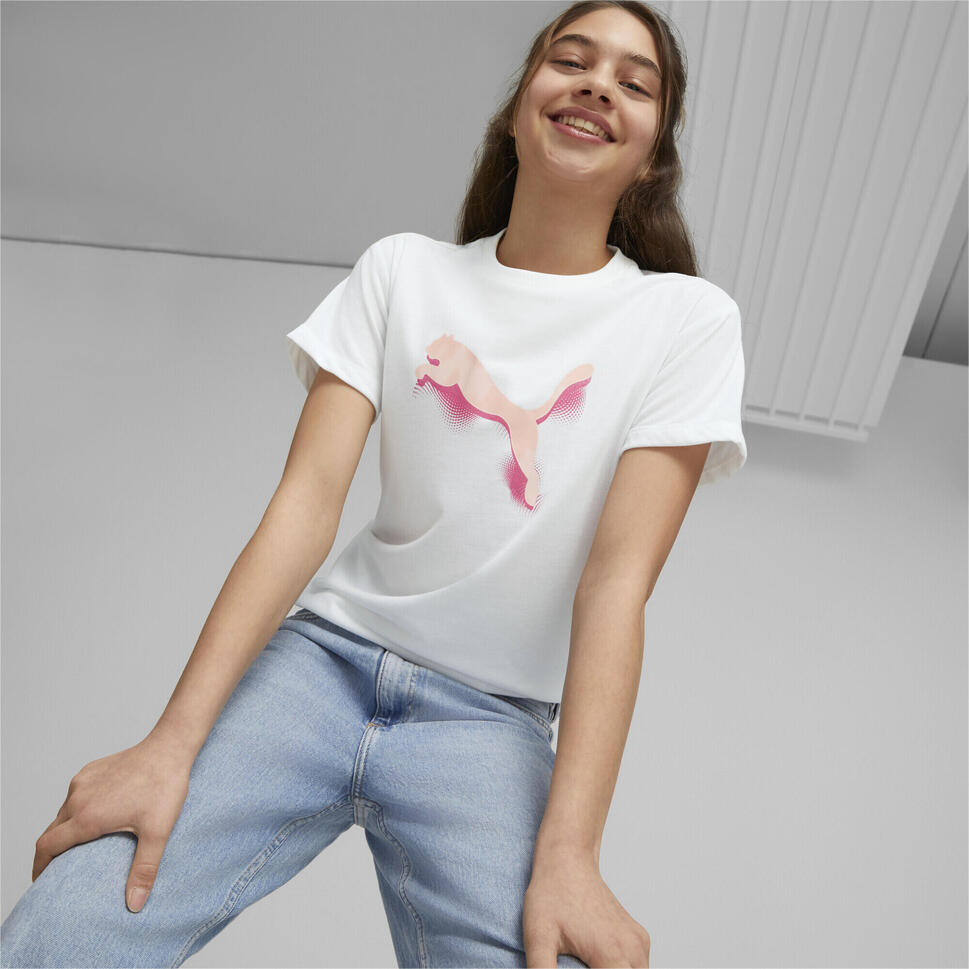 Koszulka Sportowa Dziewczęca Puma Modern Sports