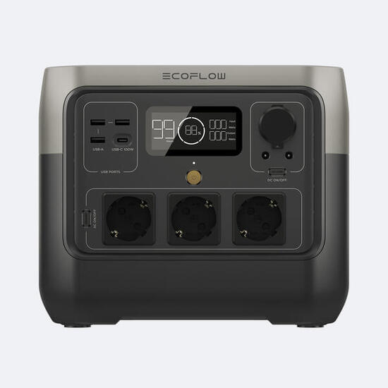 Batterie portable EcoFlow RIVER 2 PRO - Randonnée Camping Caravaning - 768Wh