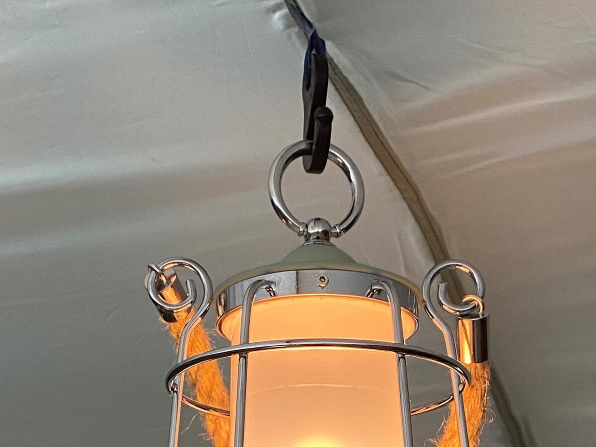 Campinglampe Kiruna - LED Lampe - Retro Outdoor Campinglampe mit Powerbank 4/8