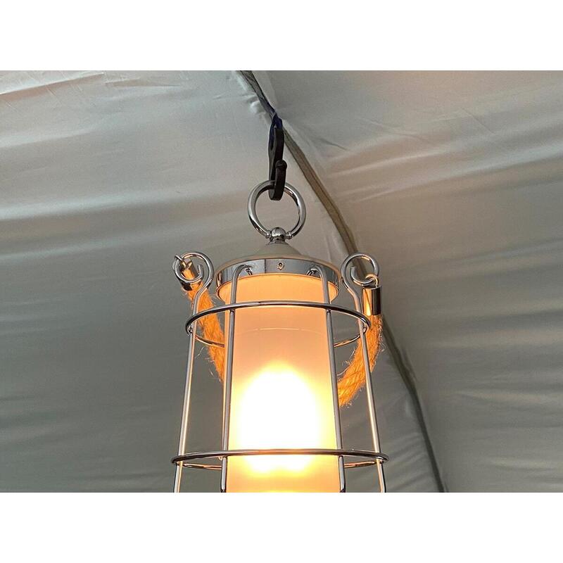 Lámpara de camping LED en estilo retro - Forsol - recargable - batería  4400mAh