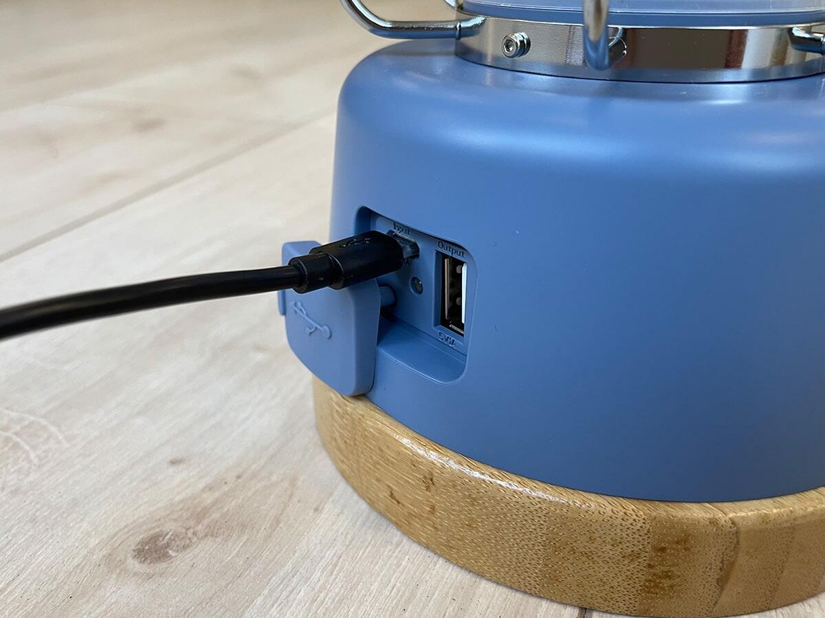Campinglampe Kiruna - LED Lampe - Retro Outdoor Campinglampe mit Powerbank 6/8