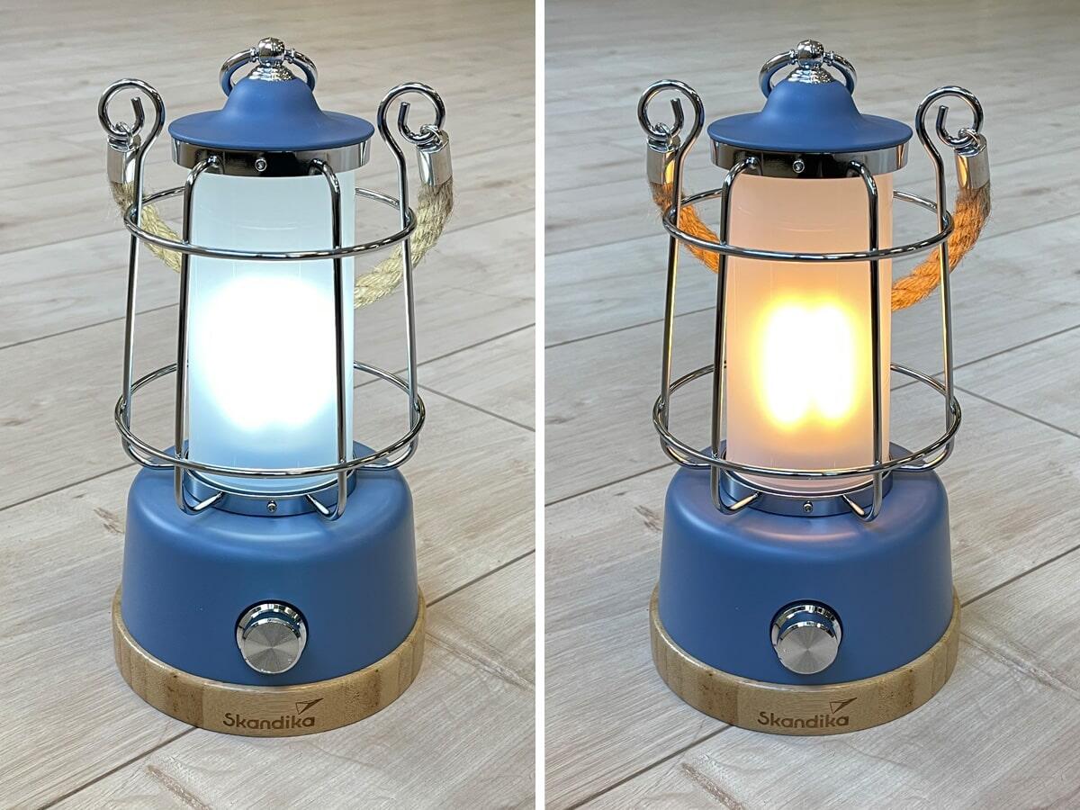 Campinglampe Kiruna - LED Lampe - Retro Outdoor Campinglampe mit Powerbank 2/8