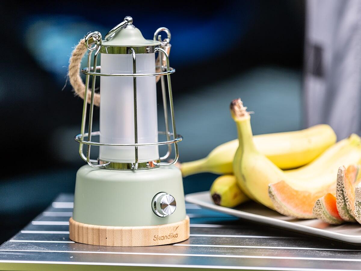 Campinglampe Kiruna - LED Lampe - Retro Outdoor Campinglampe mit Powerbank 7/8