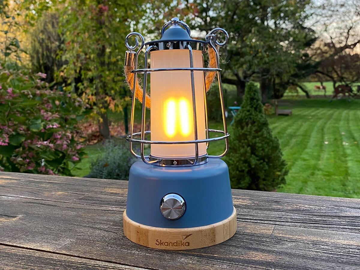 Campinglampe Kiruna - LED Lampe - Retro Outdoor Campinglampe mit Powerbank 7/8