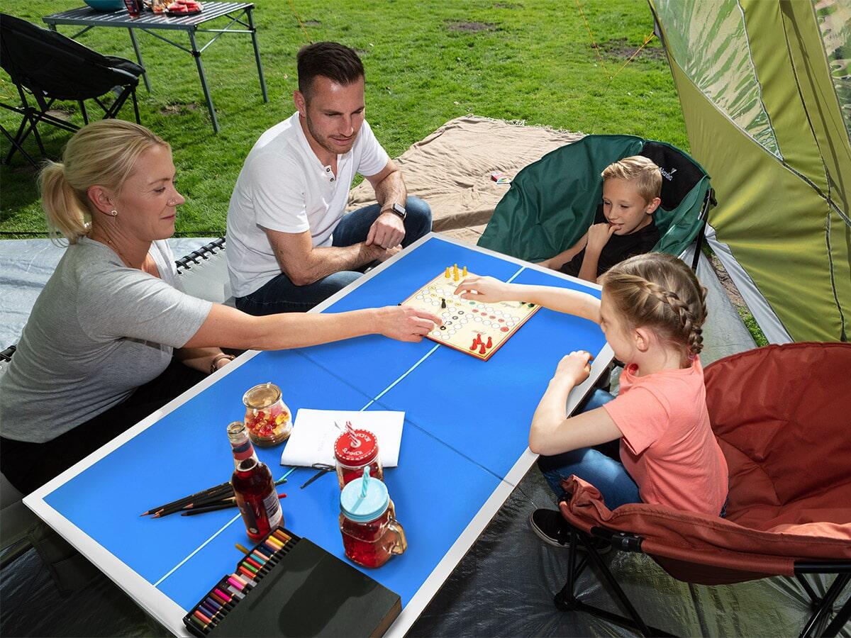 Tavolo multigioco/ping pong con collezione di giochi -  esterno e da interno 4/7