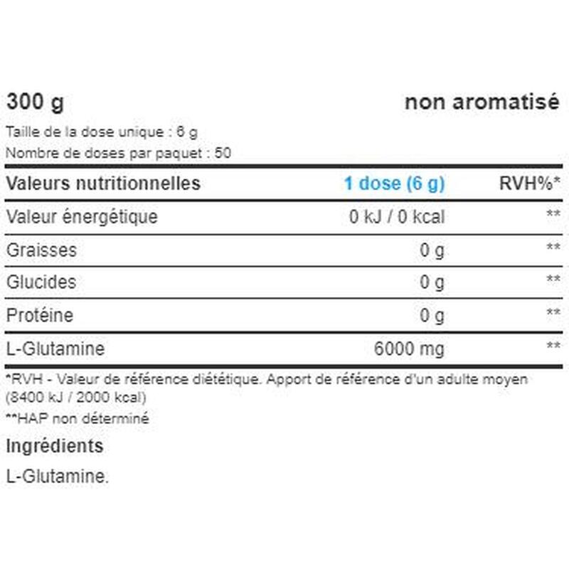 L-GLUTAMINE (300 gr) |