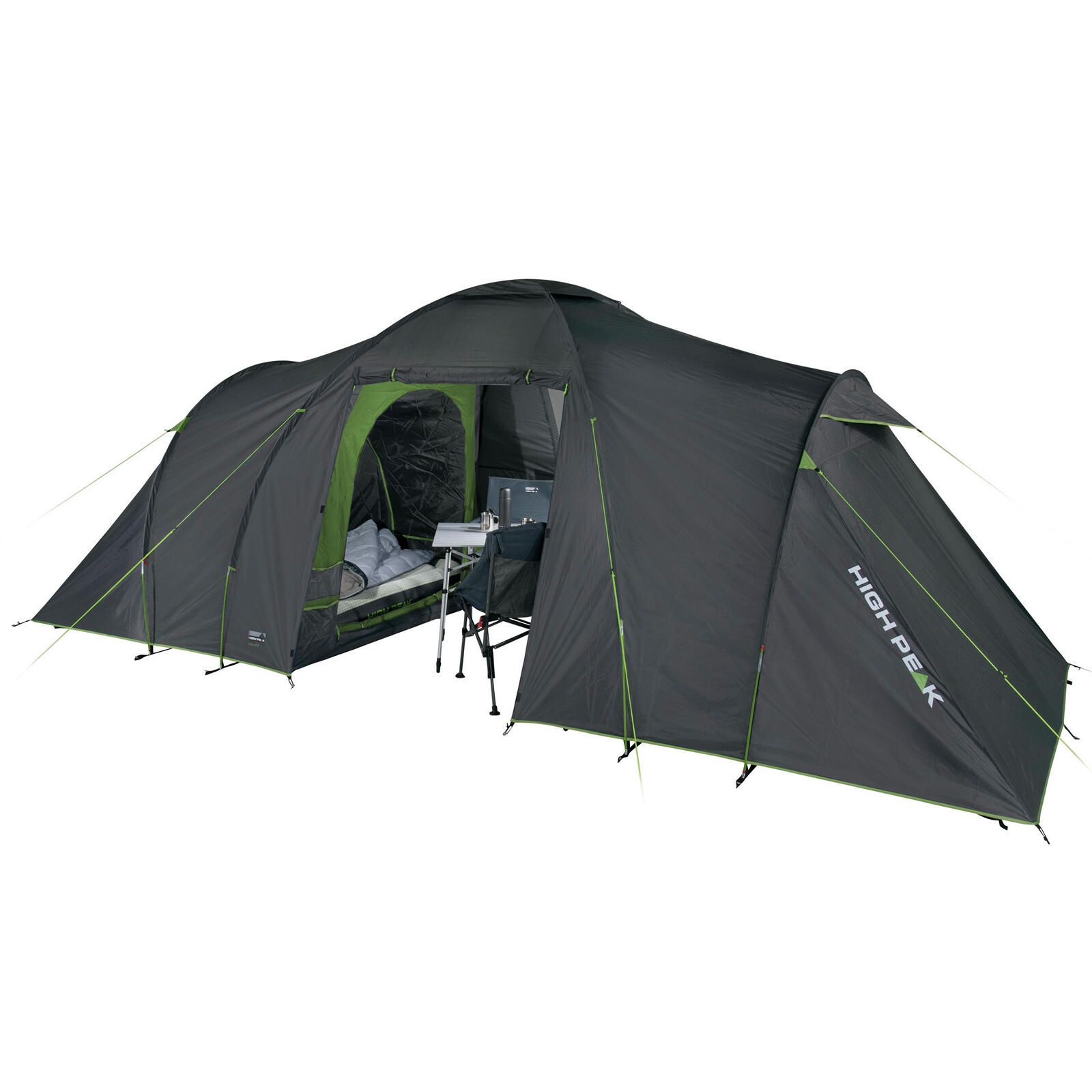 Koepeltent Como 4 persoonstent Familietent Campingtent Grote vestibule 3/7