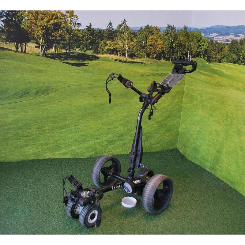 CHARIOT GOLF ELECTRIQUE T-KARRA NOIR RECONDITIONNE