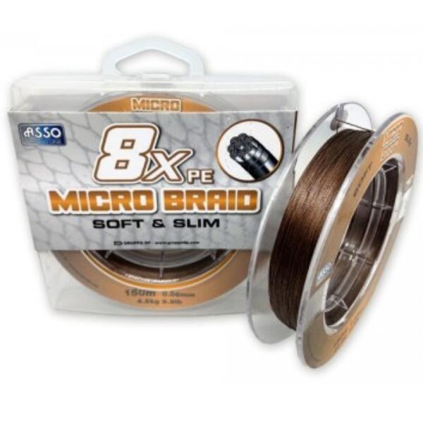 ASSO FISHING LINE Trecciato da pesca Asso 8x PE Micro braid  - 150 mt