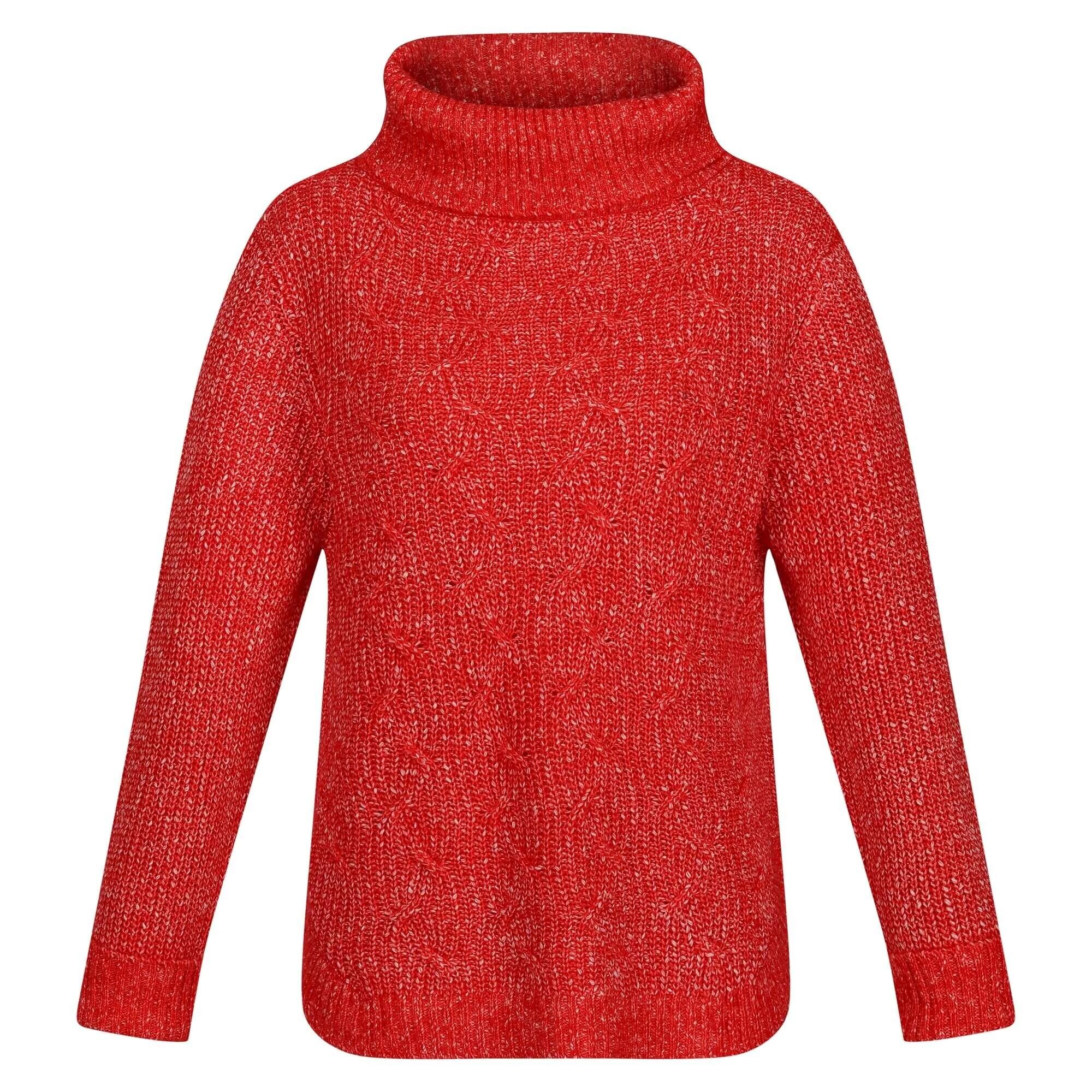 REGATTA Womens/Ladies Kensley Marl Knitted Jumper (Code Red)
