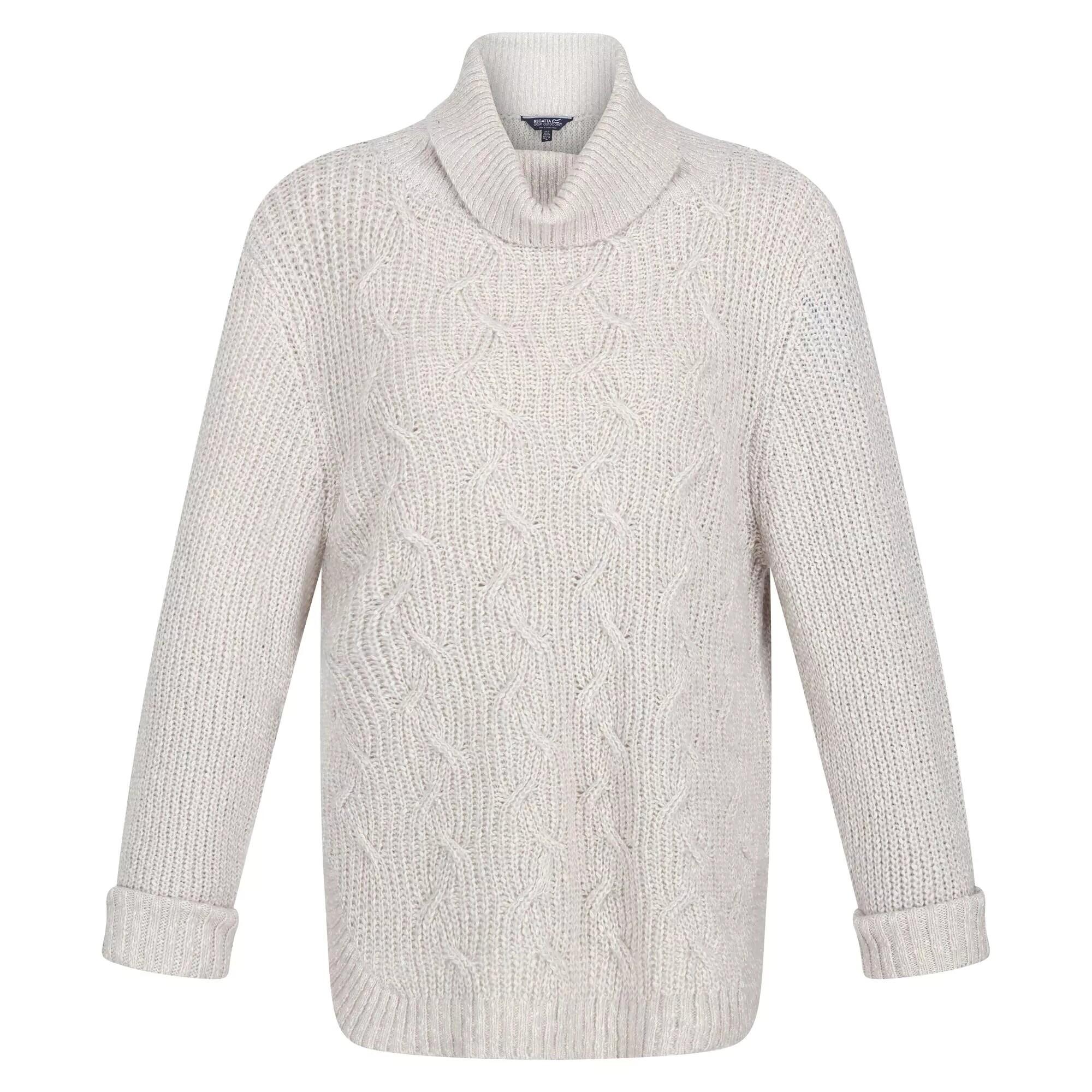 REGATTA Womens/Ladies Kensley Marl Knitted Jumper (Cyberspace Marl)