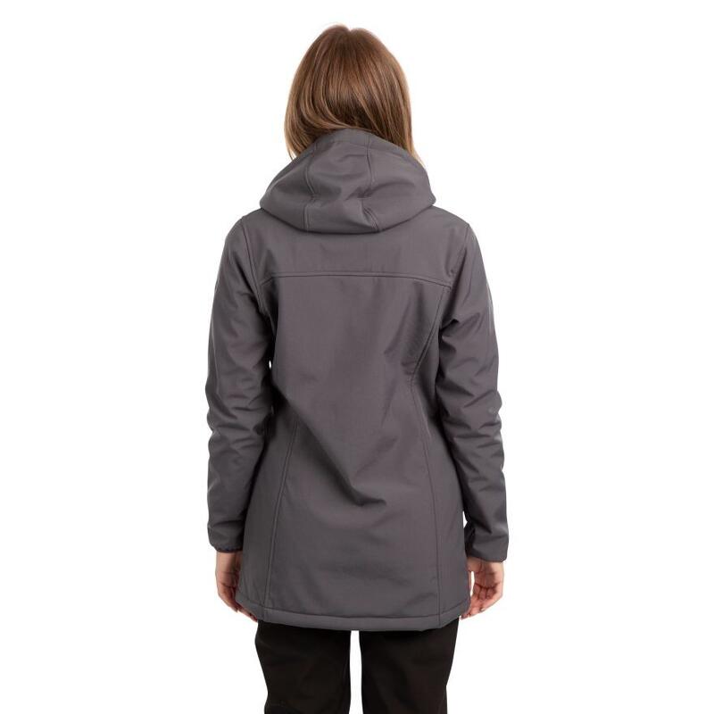 Veste imperméable longue KRISTEN Femme (Carbone)