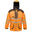Mens HiVis Waterproof Reflective Parka Jacket (Orange/Grey)