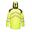 Mens HiVis Waterproof Reflective Parka Jacket (Yellow/Grey)