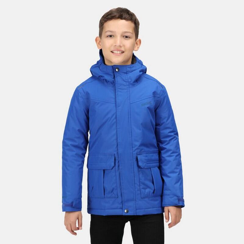 "Bardron" Jacke, wasserfest für Jungen Meeresblau