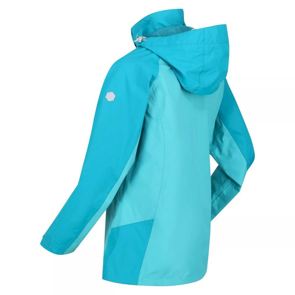 Womens/Ladies Calderdale IV Waterproof Jacket (Turquoise/Enamel) 4/5