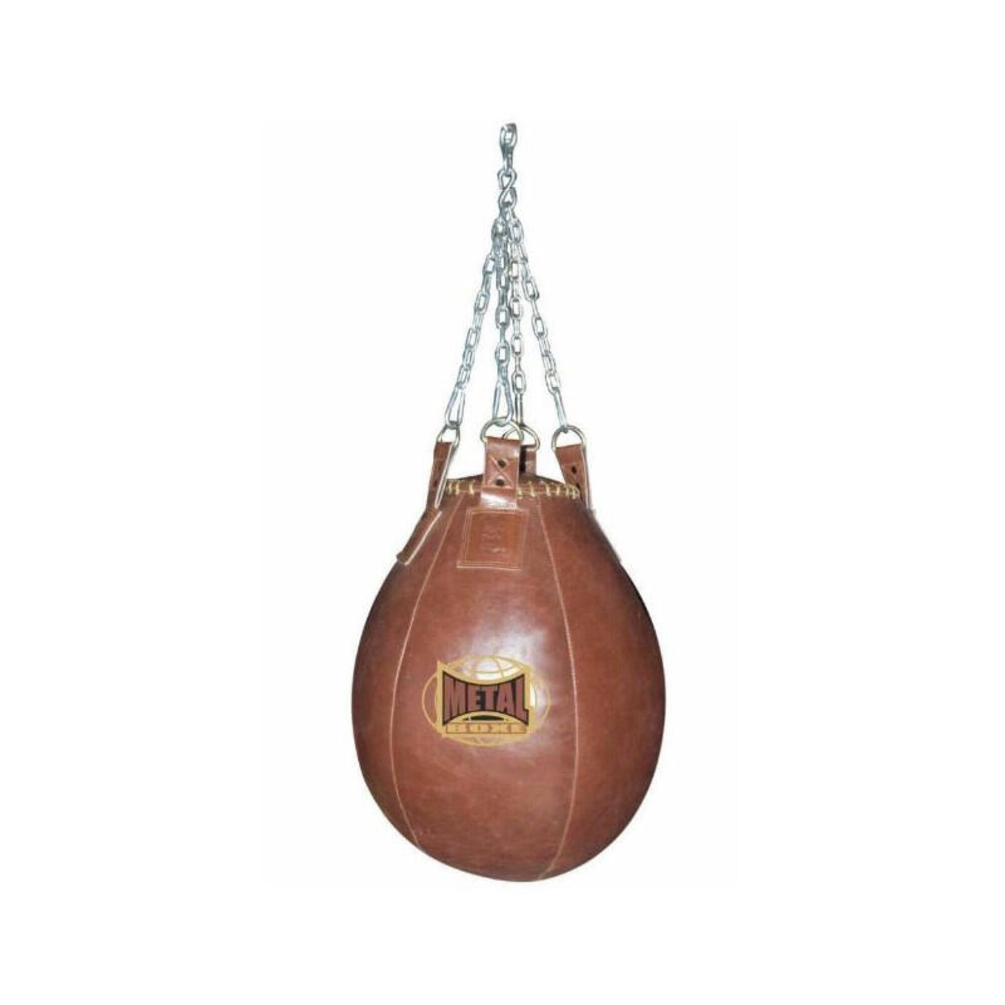 Grande sacco da boxe in pelle Metal Boxe jupiter