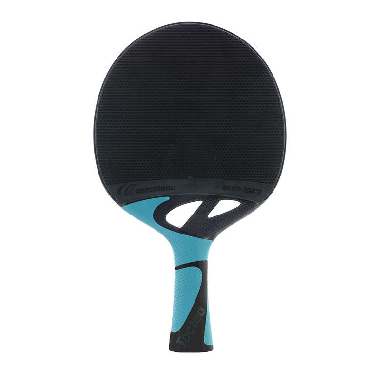 Cornilleau Tischtennisschläger Tacteo Outdoor, Schwarz-Blau