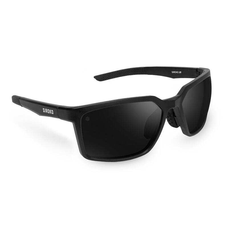 Herren und Damen Radsport Premium Sportbrille X1 Monaco SIROKO Schwarz