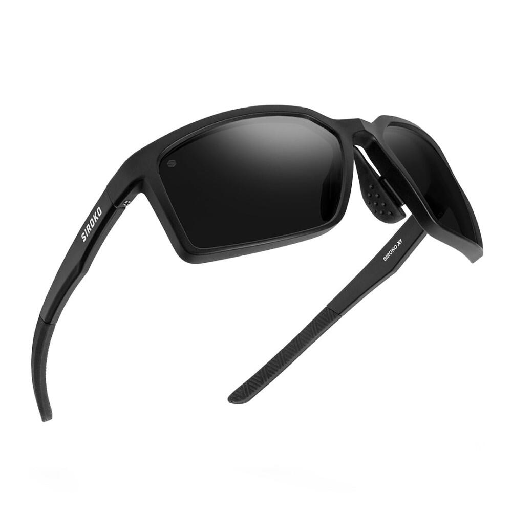 Herren und Damen Radsport Premium Sportbrille X1 Monaco SIROKO Schwarz 2/7