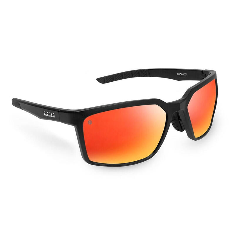 Herren und Damen Radsport Premium Sportbrille X1 Lanzarote SIROKO Schwarz