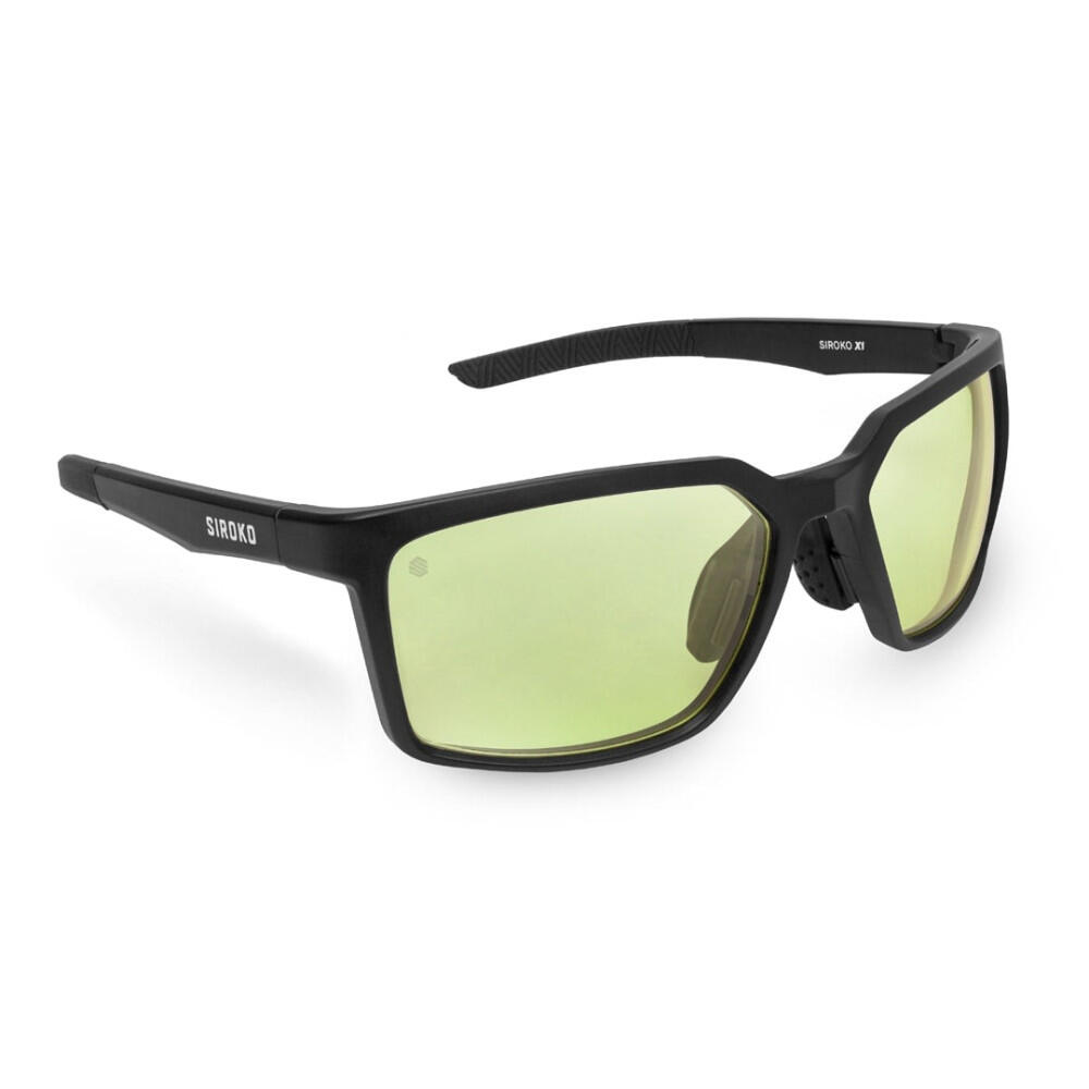 SIROKO Occhiali fotocromatici Premium Ciclismo Uomo e donna X1 Photochromic Aneto Nero
