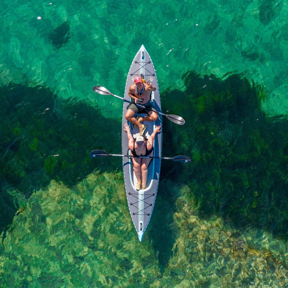 Kayak gonfiabile Coasto Capitole 2 posti -Max 250kg- 426x90cm(14'x35) - Grigio 7/8