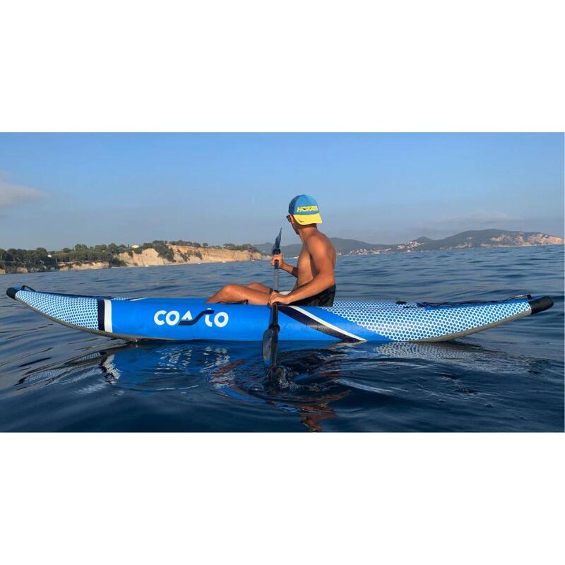 Kayak gonfiabile per 1 persona - Lotus - con accessori - 330 x 85