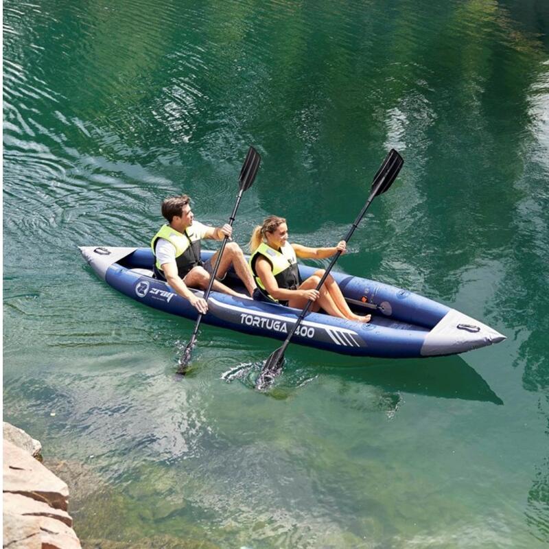 Kayak gonflable - Tortuga 400 - 2 personnes - Accessoires gratuits inclus