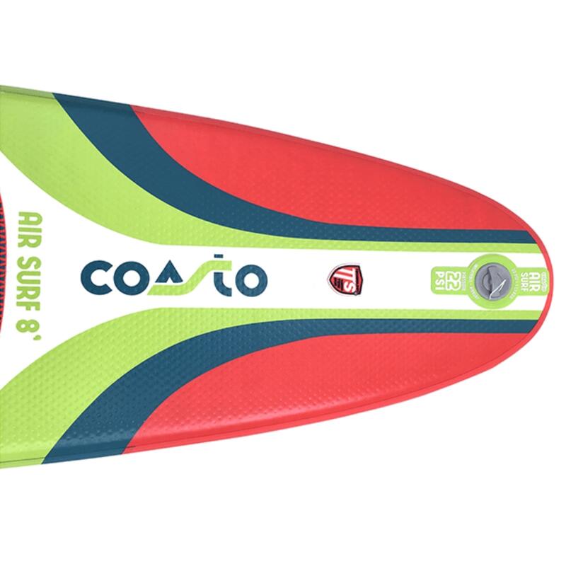 Tabla de surf hinchable - Coasto Air Surf 8 - con accesorios