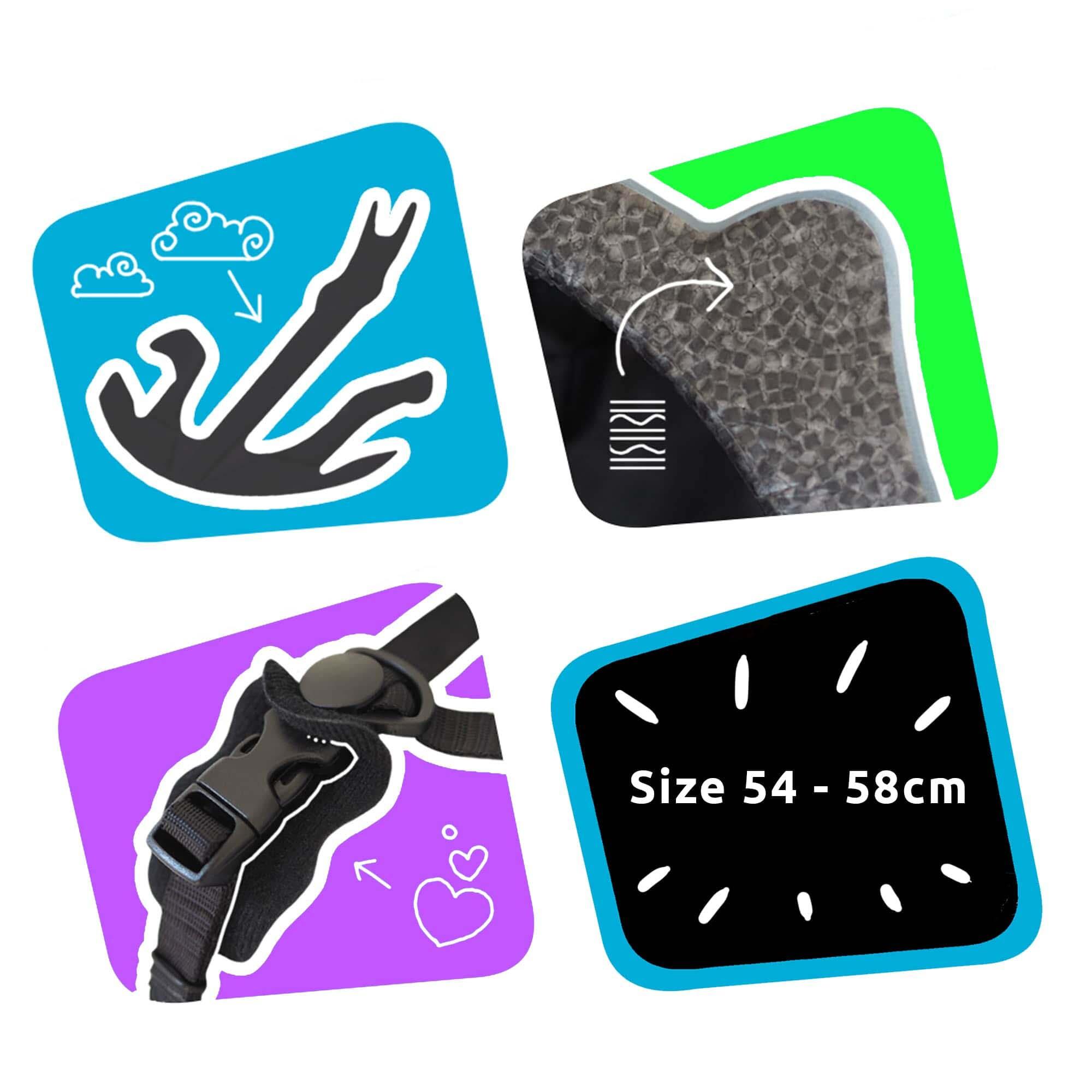 Bicycle Helmet for kids 612 years Cute Red Crazy Safety EN1078