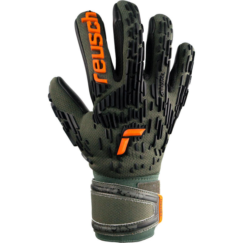 REUSCH Gants de gardien Attrakt Freegel Silver Finger Support Junior