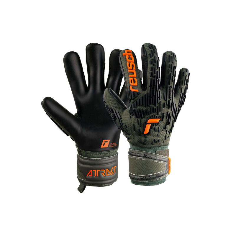 Guantes de portero para niños Reusch Attrakt Freegel Silver