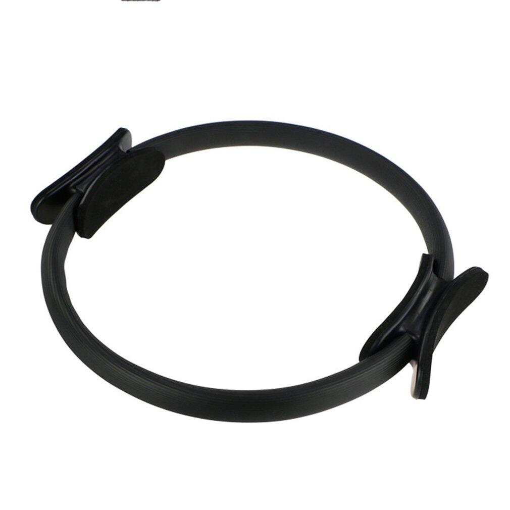 Aro Anillo Negro Pilates Yoga con Agarres Ergonómicos. 3/3