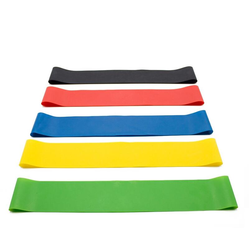 Juego de 5 Bandas Power Elásticas con Resistencia Premium (5-18 KG)